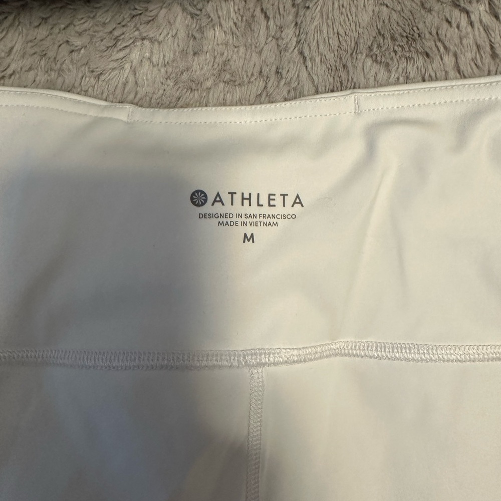 Athleta leggings. White and yellow - Picture 2 of 2